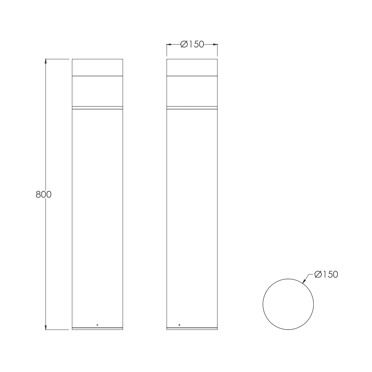 Bollard Light: EST-BO15050 - Image 3