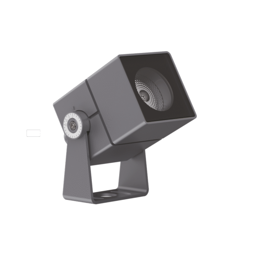 LED Garden Focus Light EST-D500102A installed in a modern landscape setting