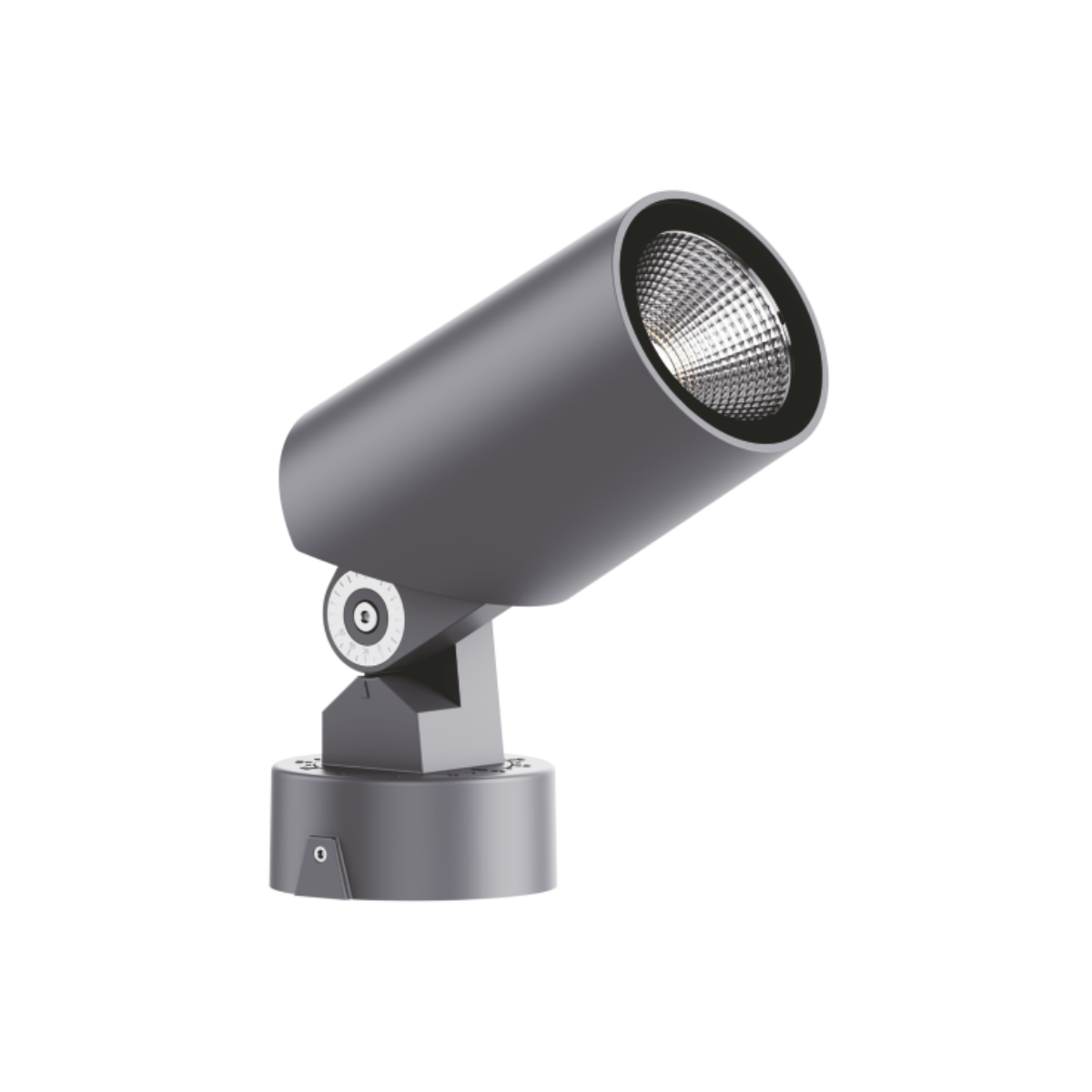 EST-D680106A LED Focus Light illuminating a modern architectural structure.