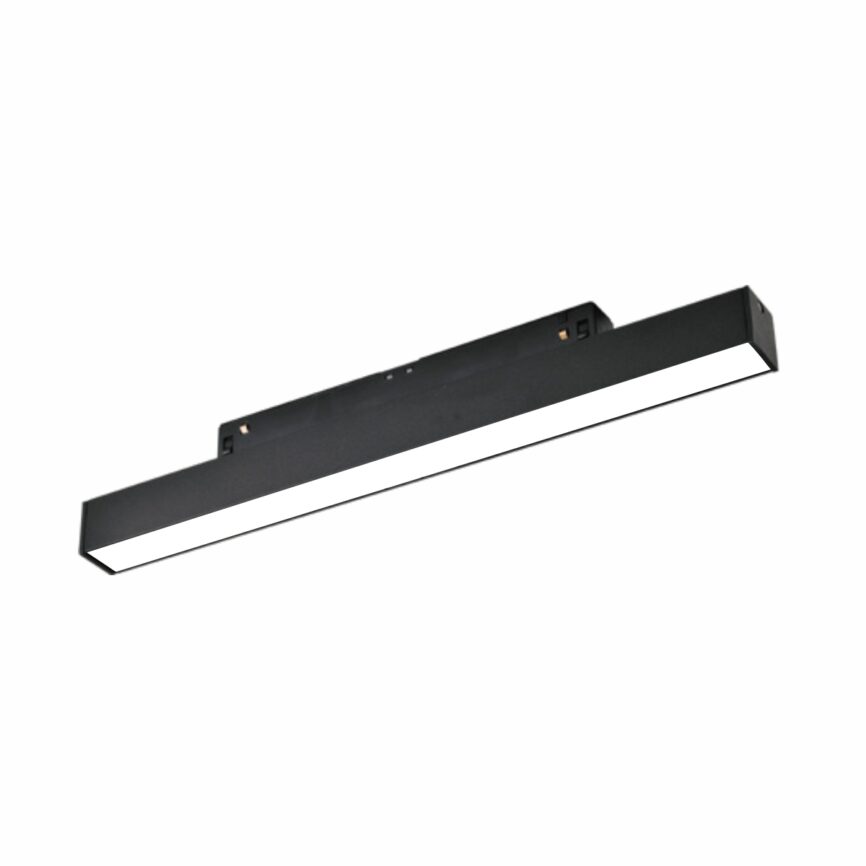 Close-up view of an LED Magnetic Fixed Linear Light installed in a modern interior