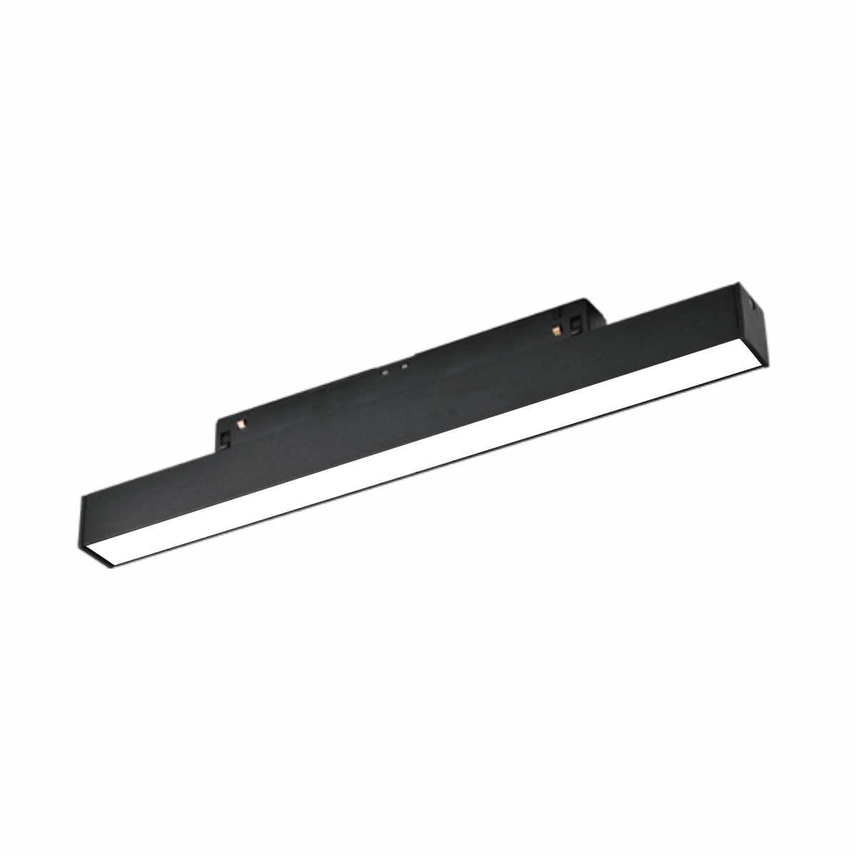 Close-up view of an LED Magnetic Fixed Linear Light installed in a modern interior