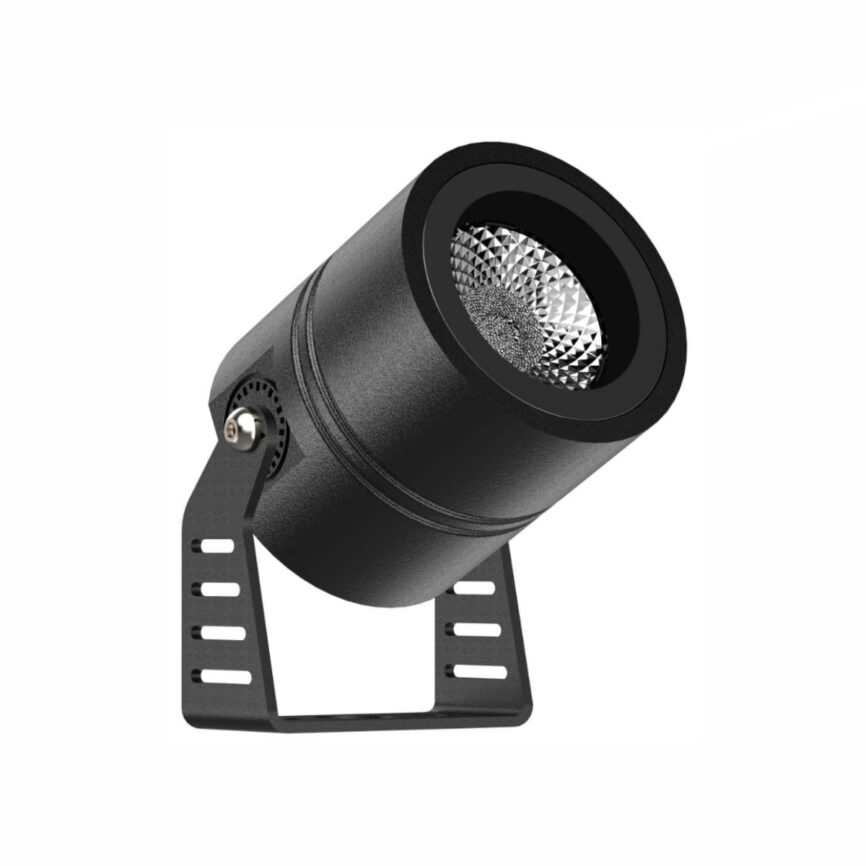 EST-GD420103 LED Focus Light illuminating a modern building facade.