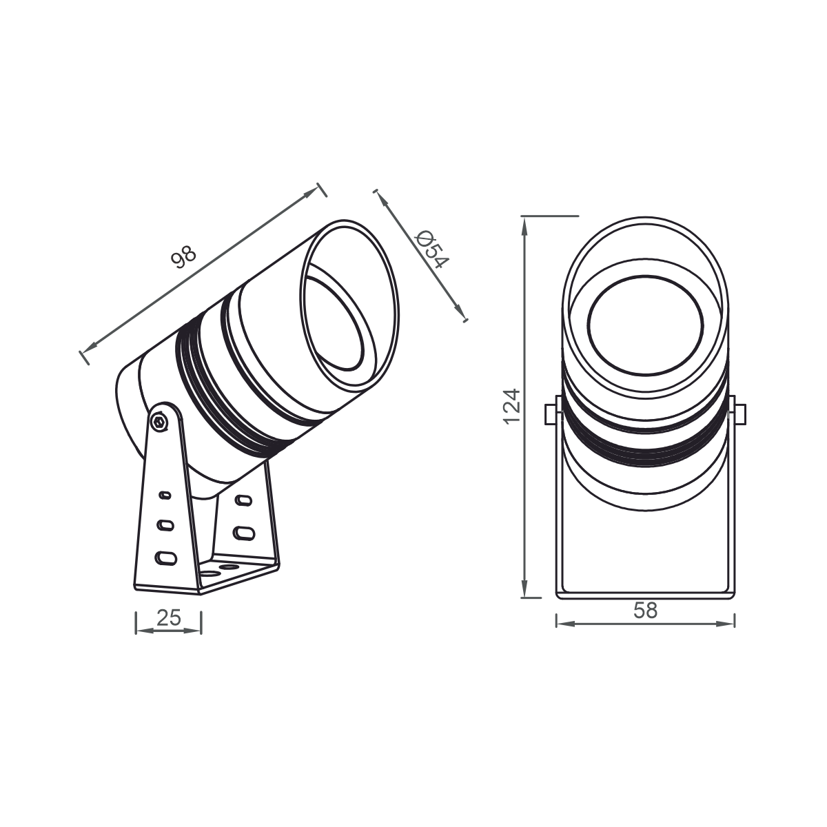 Surface Mounted Light: EST-UWSD540103 - Image 3