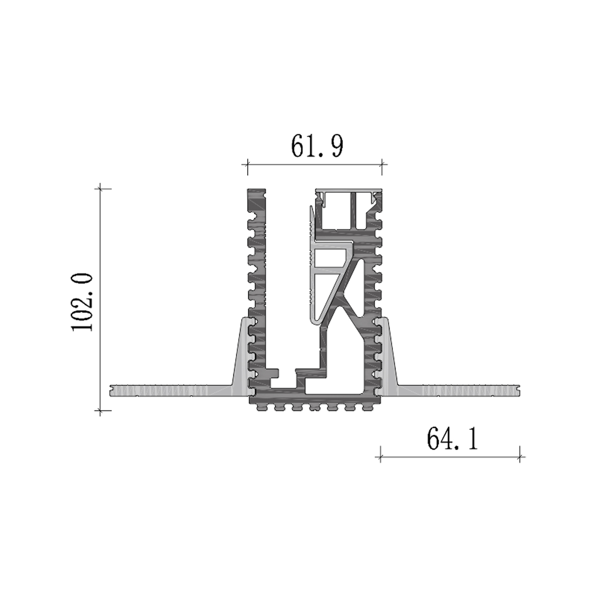 Glass Railing Profile Lighting  RLL 158-M62100 - Image 5