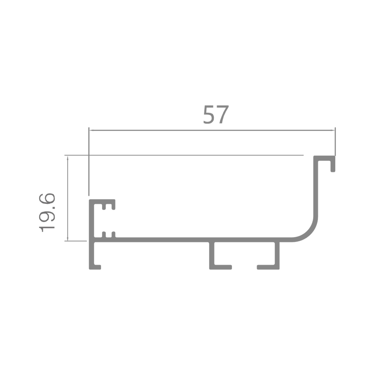 Gola J Kitchen Profile Lighting  RLL-GOLA-L-J - Image 3