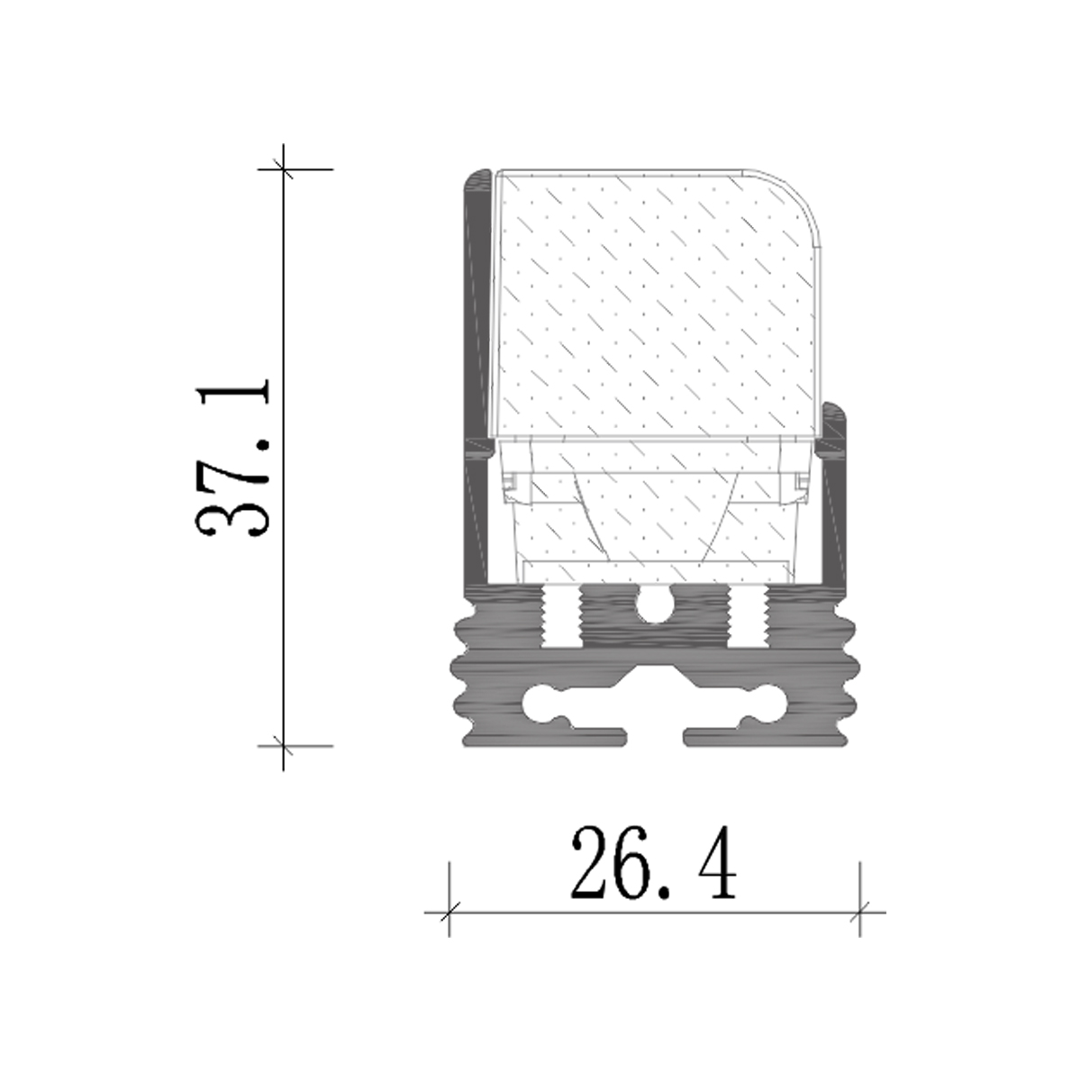 Lensed Curtain Profile Lighting RLL 549-BM2637 - Image 3