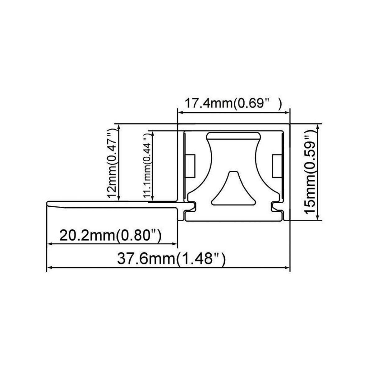 Plaster Board Ceiling Profile Lighting RHEALP232-C - Image 3