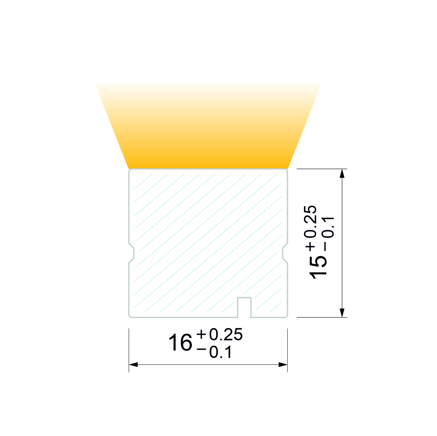 3D Bend Neon Flex Light RLLNF3D1615 - Image 3