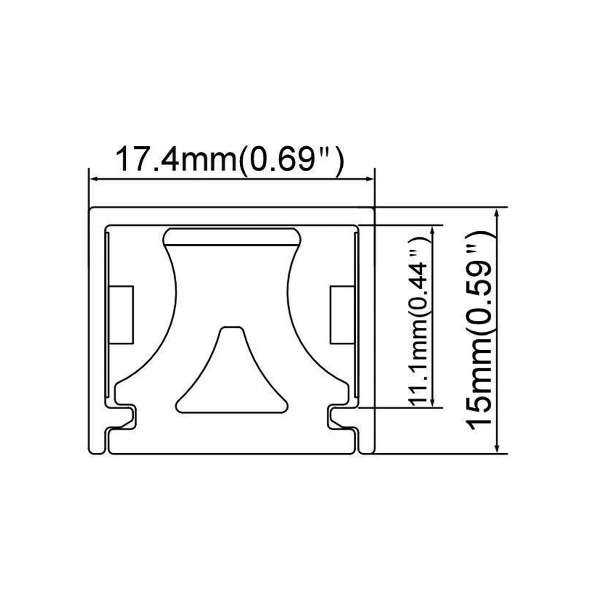 Floor & Ceiling  Profile Lighting RHEALP234-C - Image 3
