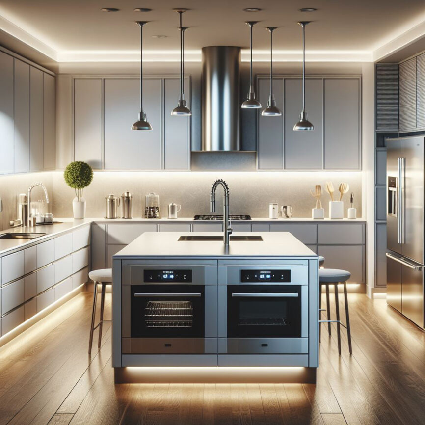 Transform Your Kitchen with Island Lighting, Gola Profiles, and Skirting Lighting