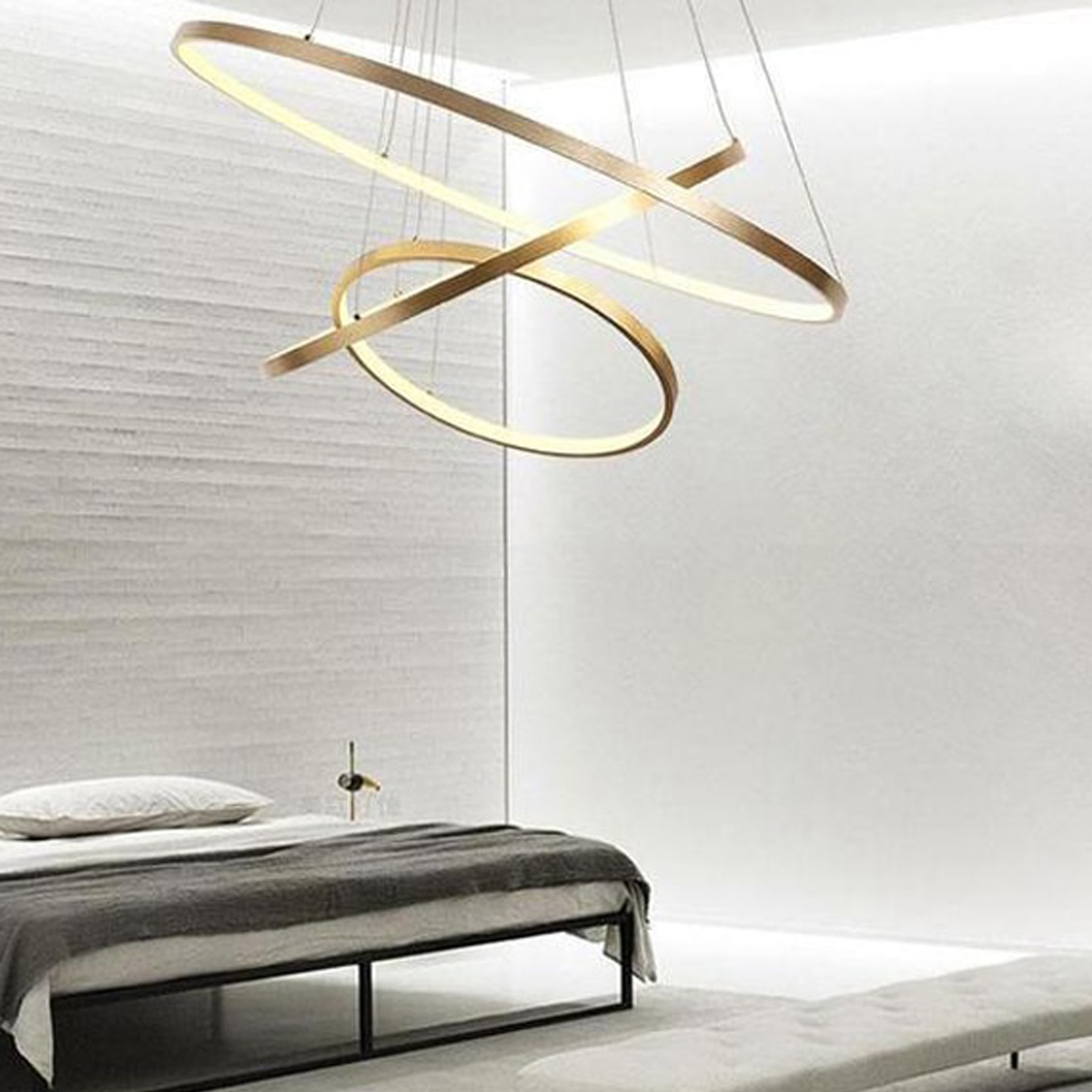 RHEALP25C Ceiling Suspended Ring Lighting – Modern Aluminium LED Pendant Light for Contemporary Interiors