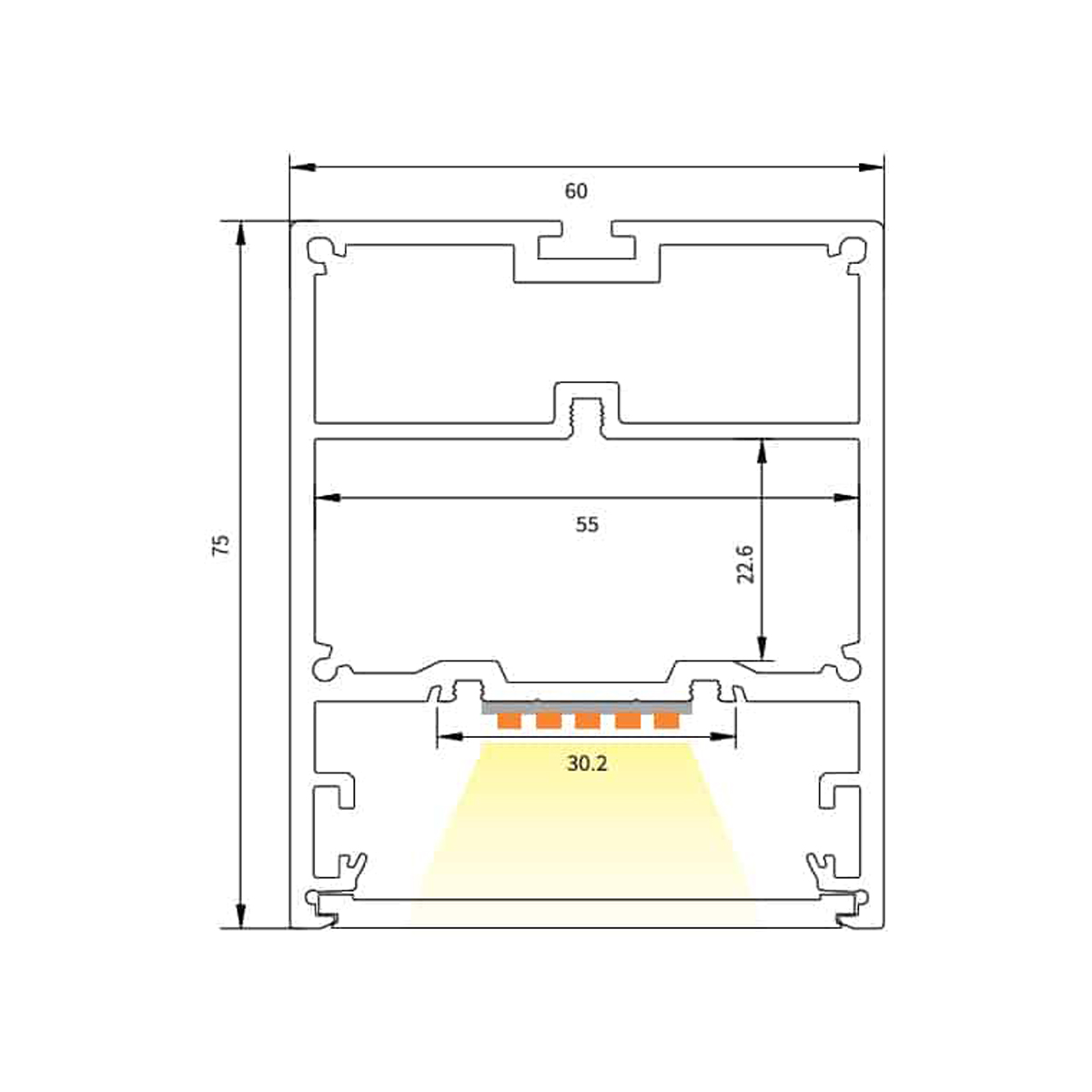 Ceiling Suspended Ring Lighting RHEALS6070A-II - Image 3