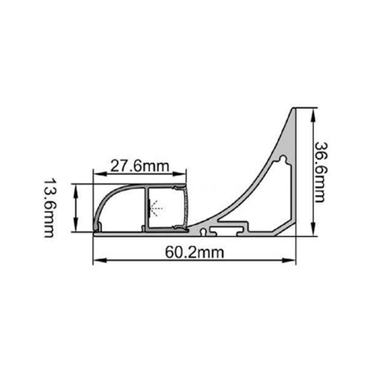 Ceiling Cornice Profile Lighting RLL-047-AP6037 - Image 3