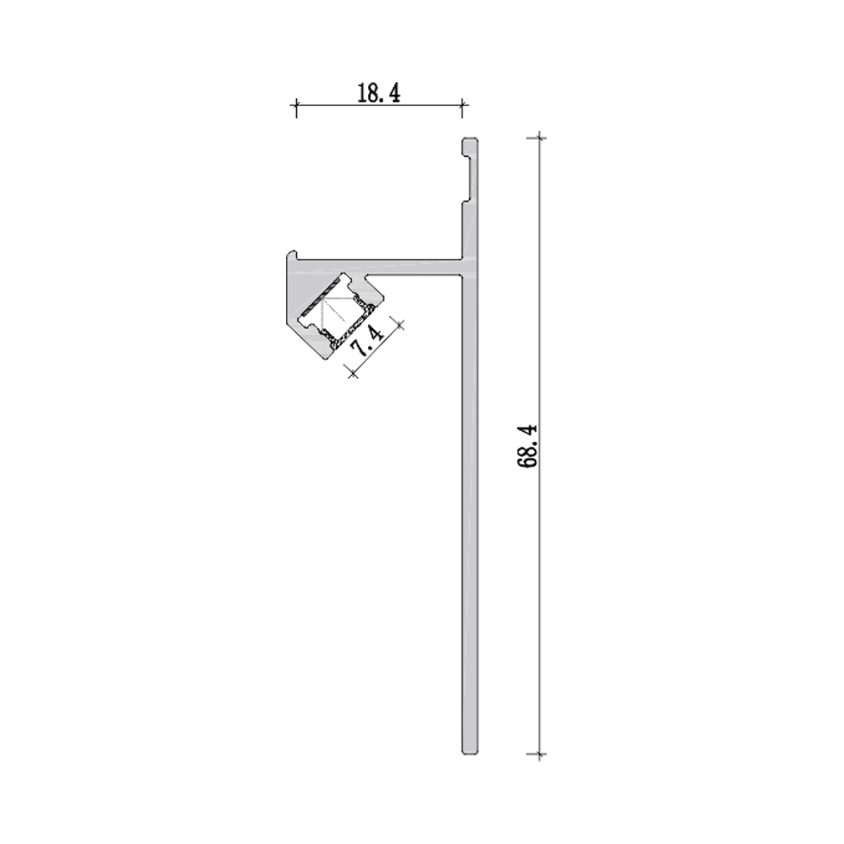 Furniture Bottom Profile Lighting  RLL 214-C6818 - Image 3