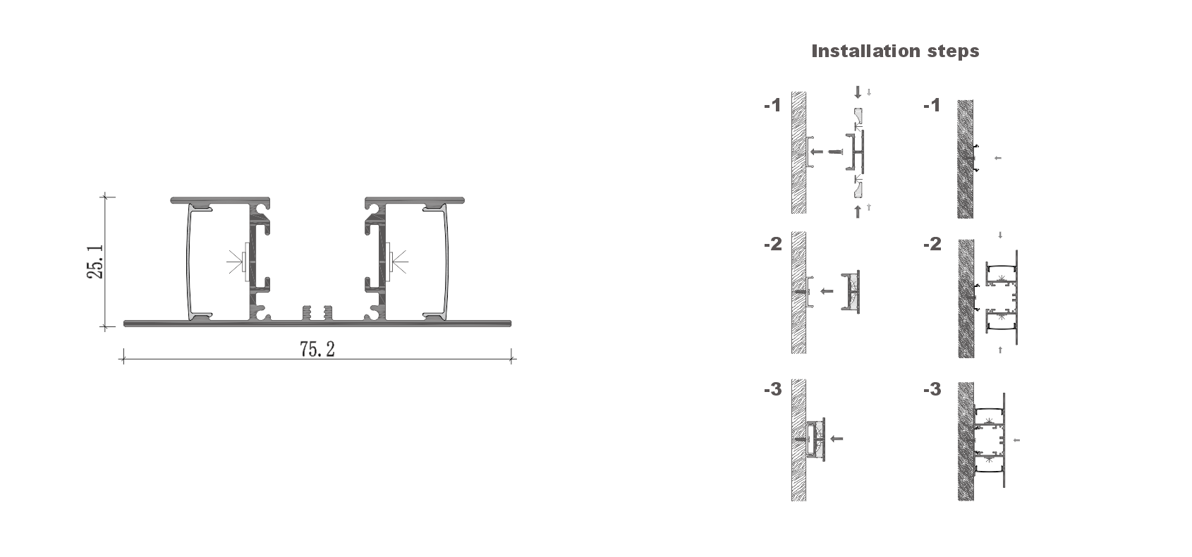 Staircase Profile Lighting  RLL-268-M7525 - Image 3