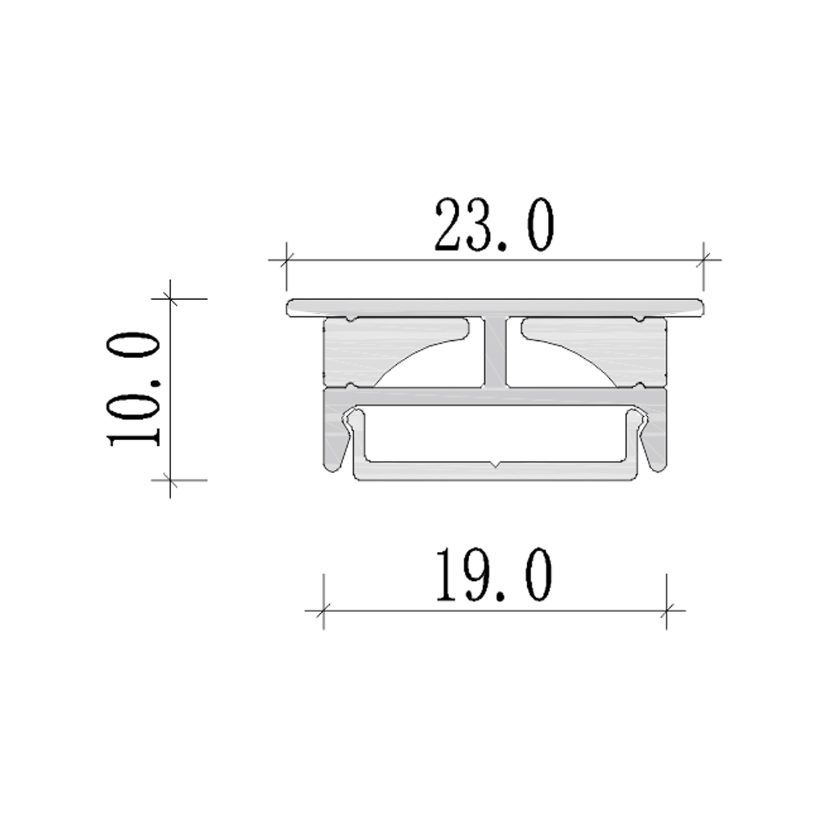 Sleek Staircase Profile Lighting RLL 352-M2310 - Image 3