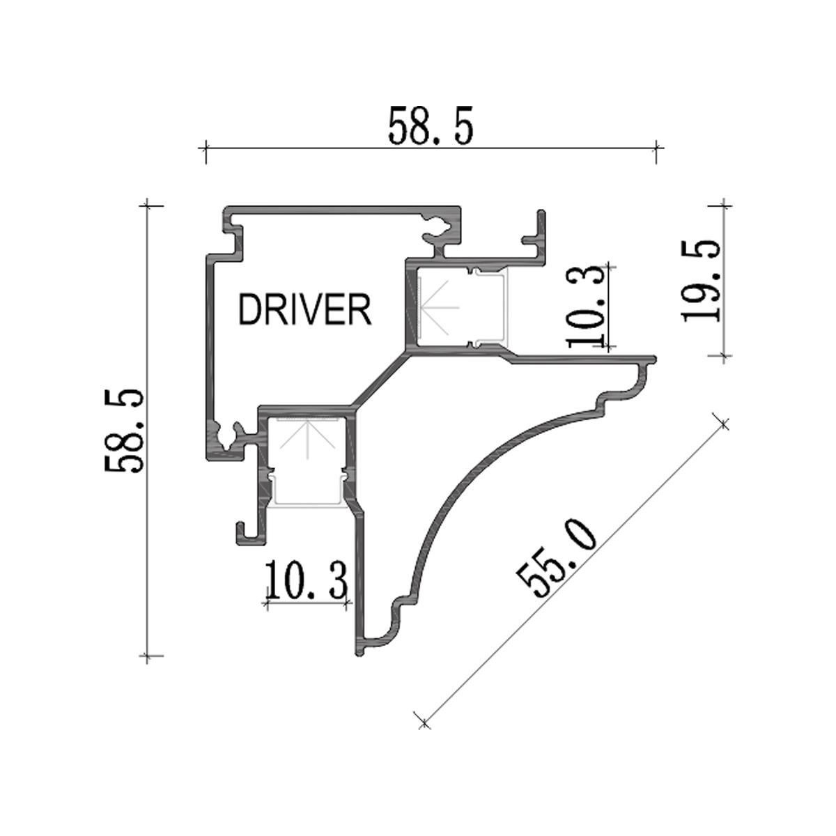 Ceiling Cornice Profile Lighting RLL 368-C5858 - Image 3