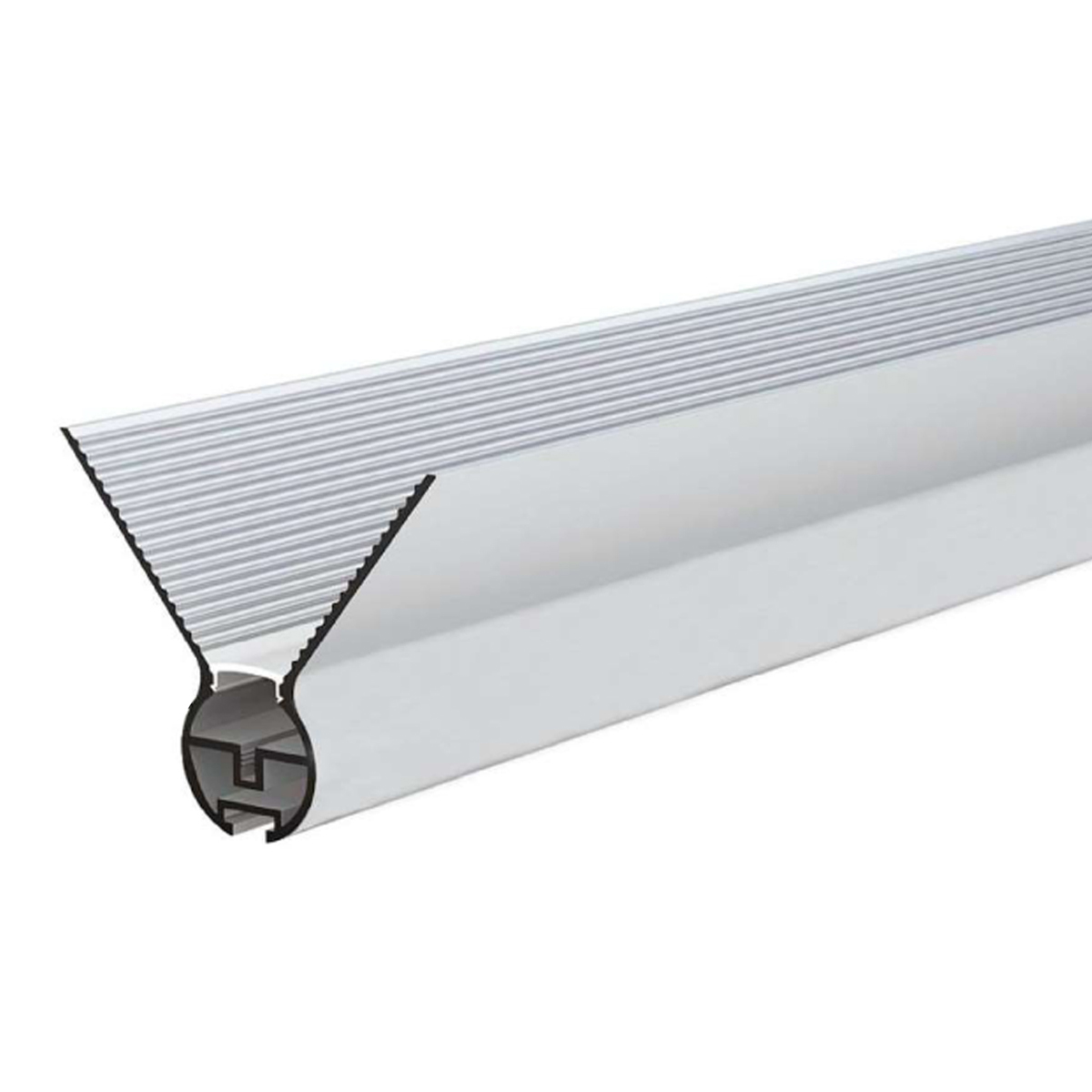 RLL-497-OF2560 Ceiling Suspended Profile Light – an ultra-modern aluminium LED fixture designed for contemporary interiors.