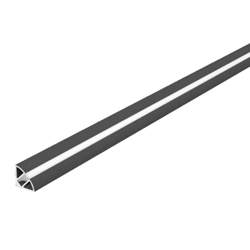 RLL 531-M1313 sleek furniture profile lighting – ultra-slim 13mm x 13mm aluminium LED profile, ideal for modular furniture, kitchen cabinets, and architectural illumination.