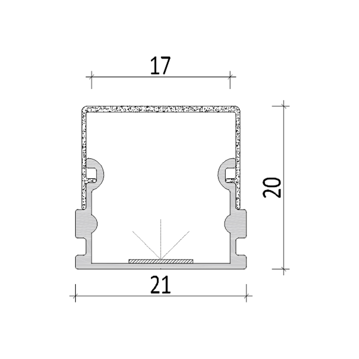 Ceiling Surface Mounted Profile Lighting  RLL 631-M2120 - Image 3