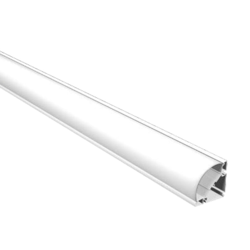 RLL 816-BM5050 Ceiling Cornice Profile Light – a premium 50mm x 50mm aluminium LED profile designed for indirect ambient lighting in luxury interiors.