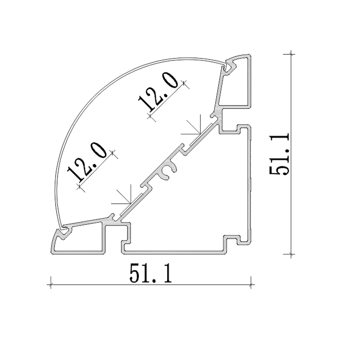 Ceiling Cornice Profile Lighting  RLL 816-BM5050 - Image 3