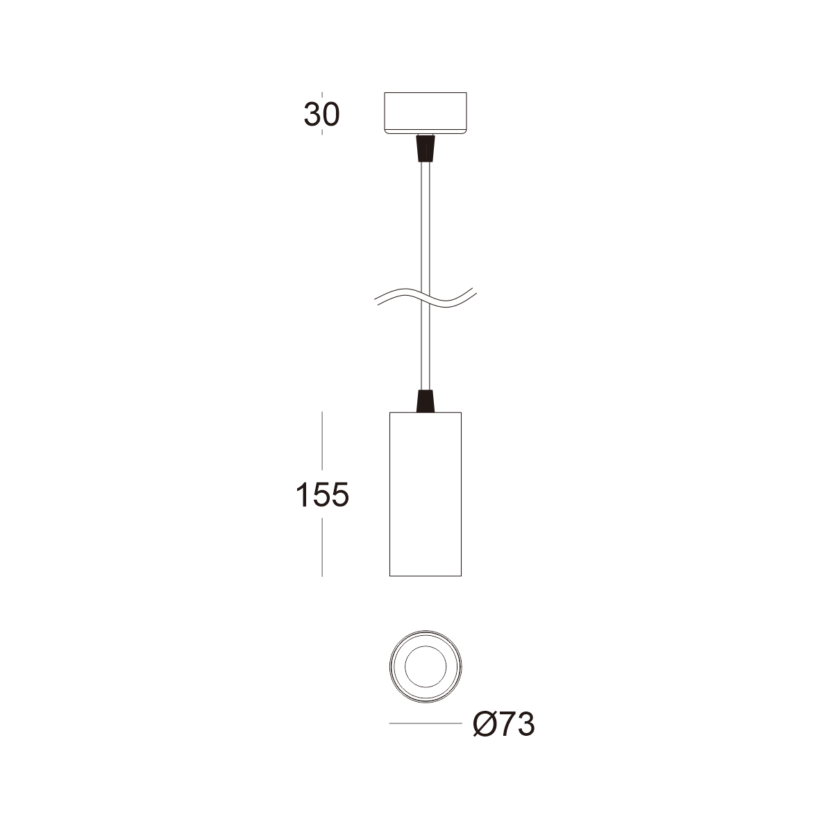 Pendant Spot Light: FS3040A-24 - Image 3