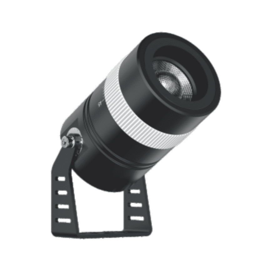 RLL-GD55TJ0104 LED spotlight illuminating a garden pathway.