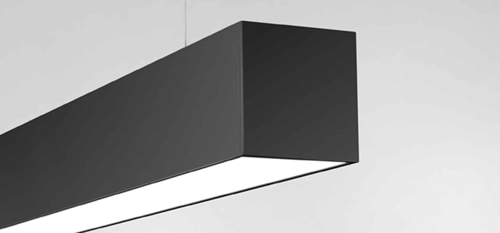 Smart arc LED lighting profile RHEALS7578S – aluminium, DMX‑dimmable, opal diffuser