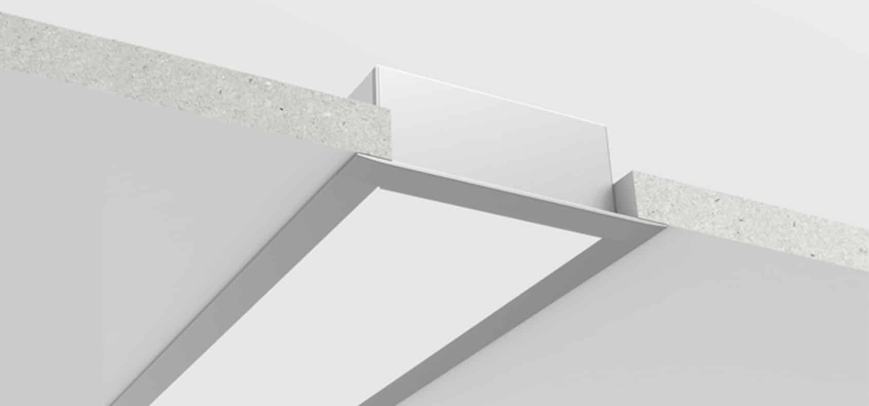 smart arc light aluminium LED curve RHEALS9636S in modern living room