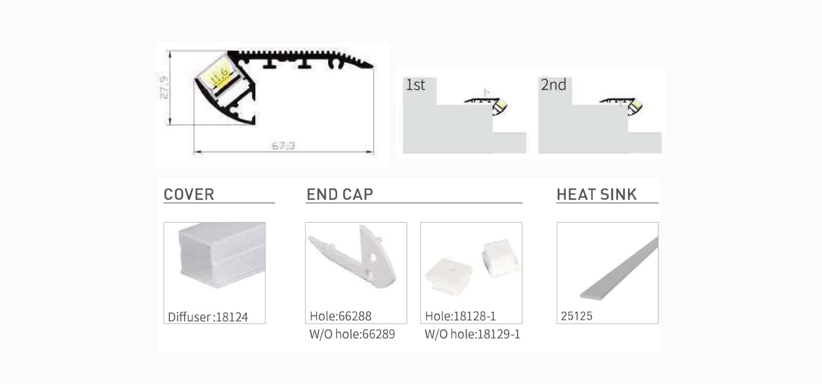Waterproof Profile: RHEALW6628B - Image 2