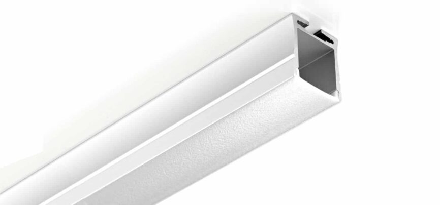RHEALP032 aluminium LED profile 23.4×28 mm extruded linear lighting channel.