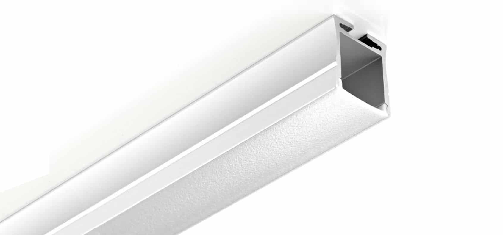 RHEALP032 aluminium LED profile 23.4×28 mm extruded linear lighting channel.