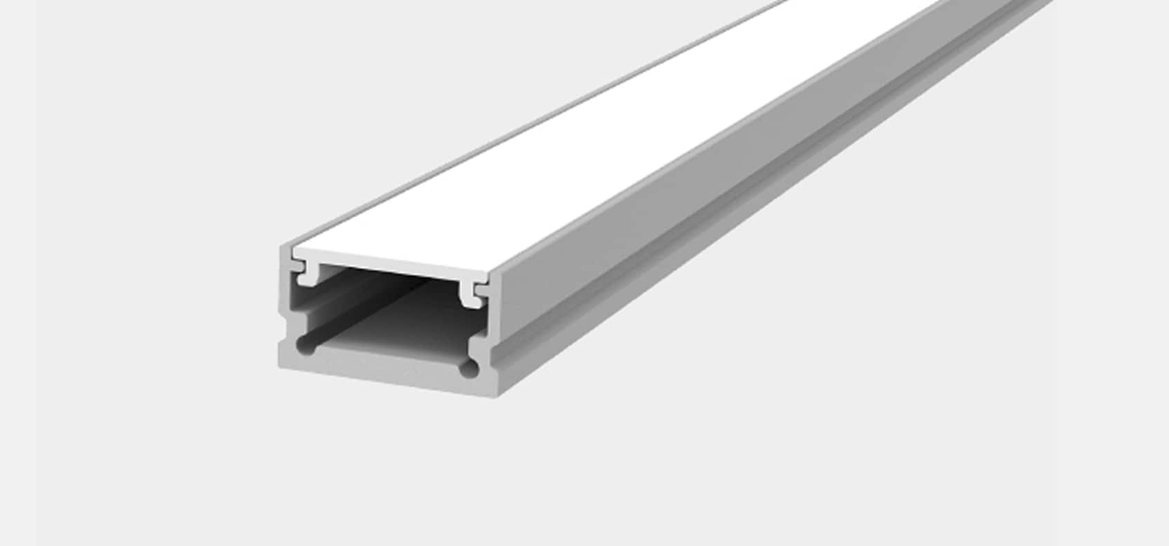 RHEALP1307 LED linear profile light installed in a recessed cove.