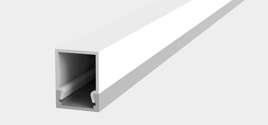 RHEALP1520 linear profile light installed in modern ceiling detail.