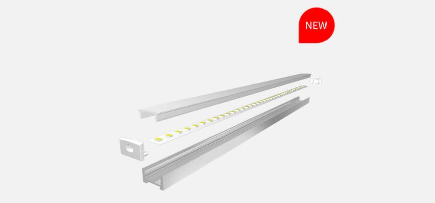 RHEALP1608 LED profile light extruded aluminum linear lighting channel.