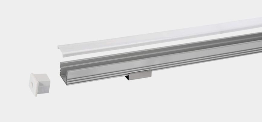 RHEALP1612-D LED profile light installed in ceiling cove.