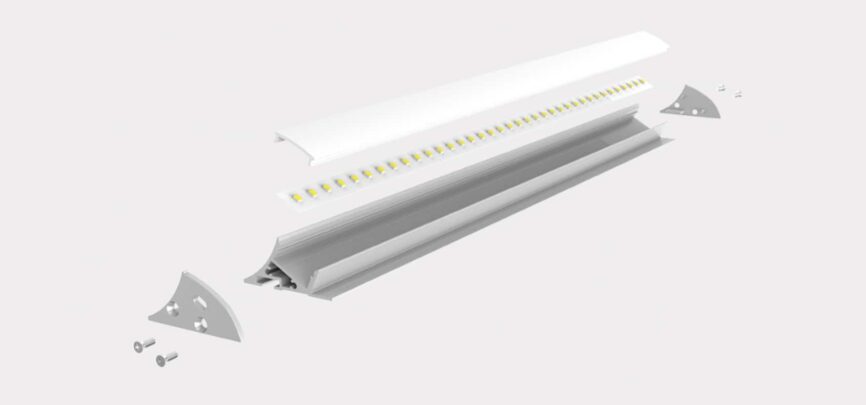RHEALP3720 LED Linear Profile Light for Modern Interiors.