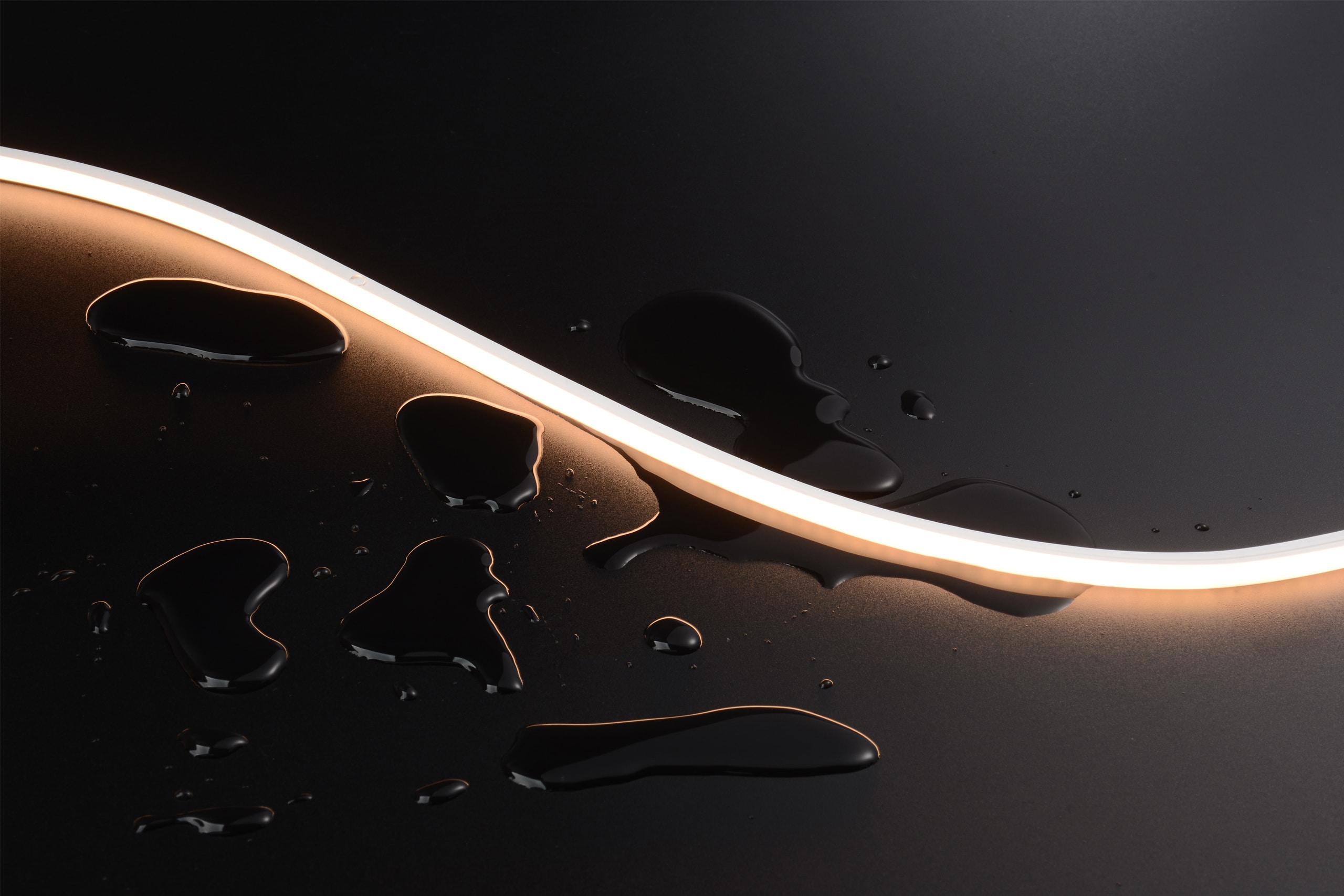 Neon Flex Top Bend Light RLLNFTB0606 in curved indoor architectural installation