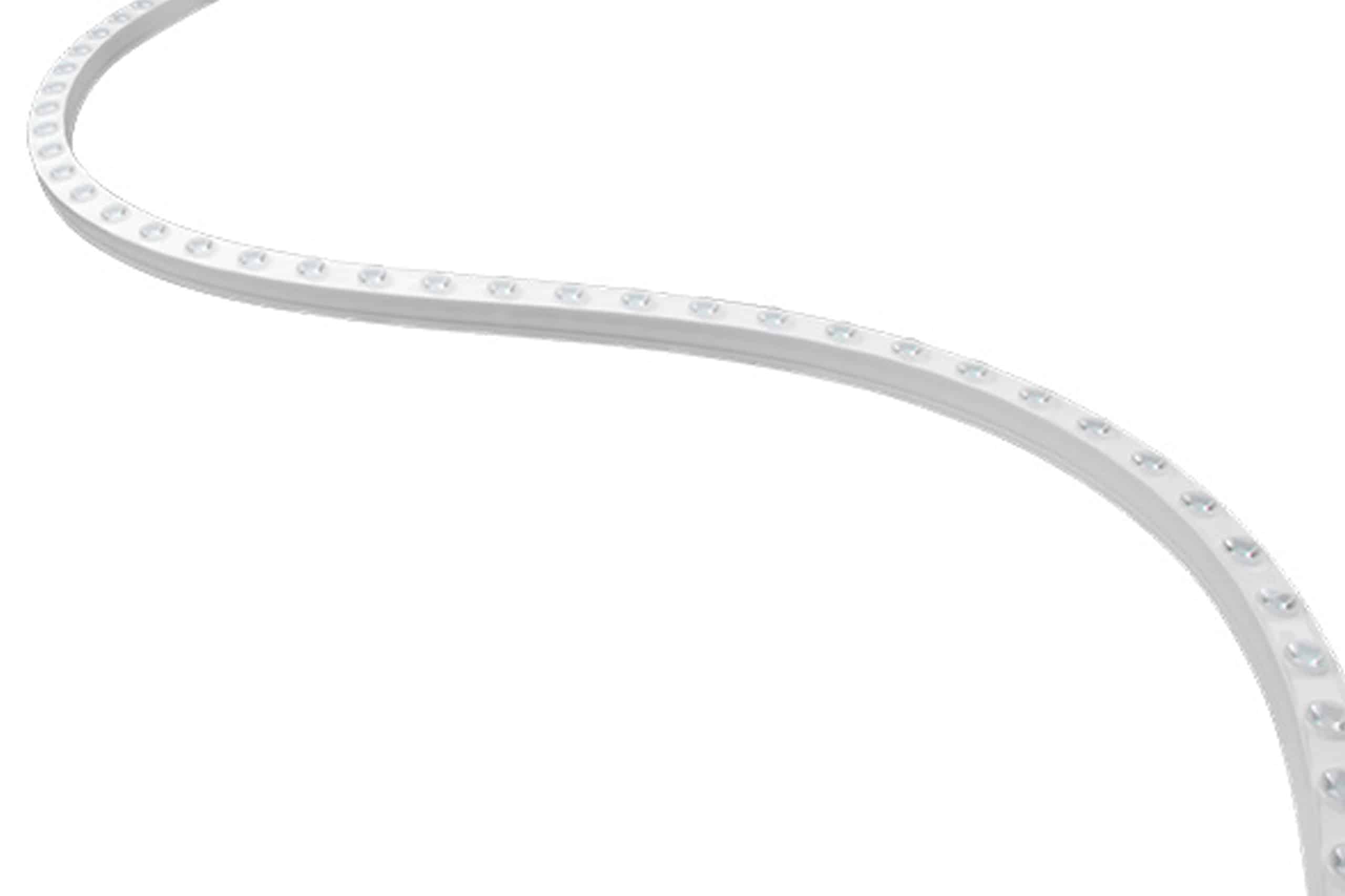 Rhea Flexi Wall Washer RLLFW3D2727 flexible LED strip mounted along curved wall