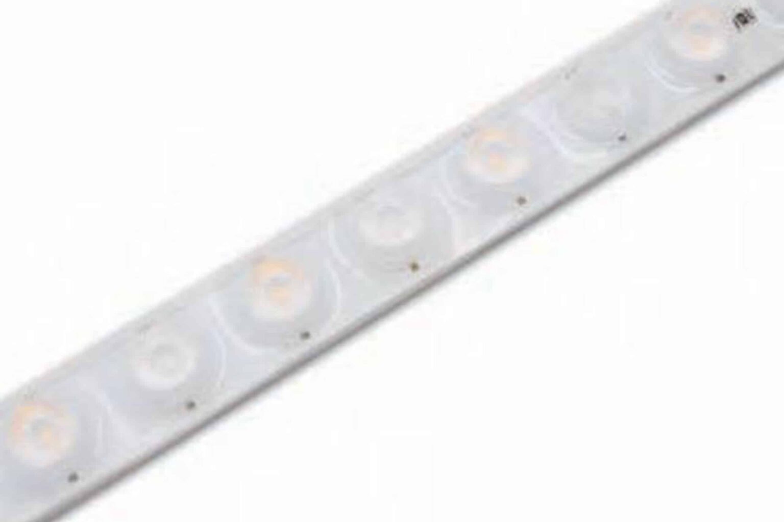 Flexi Wall Washer RLLFWTB2835WW+W‑42‑24 flexible LED strip light mounted on curved wall