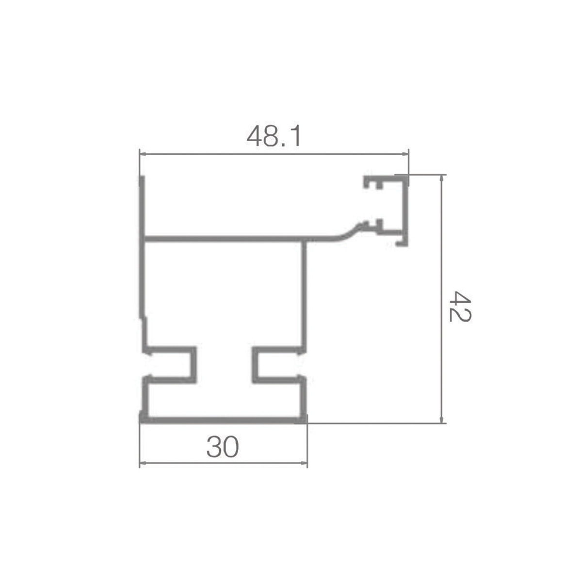 Gola V Vertical Handle Profile Lighting RLL - GOLA- V - Image 3