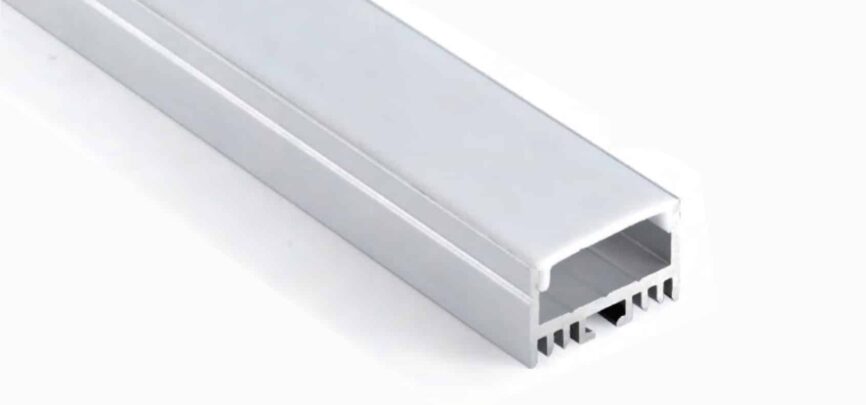 RHEALP044 Profile Light recessed aluminum LED extrusion installed in cove.