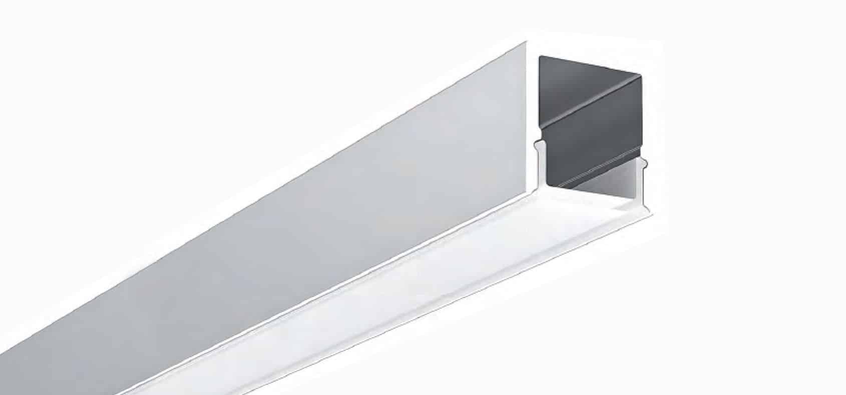 RHEALP068-R3 profile light extruded aluminum LED channel with diffuser.
