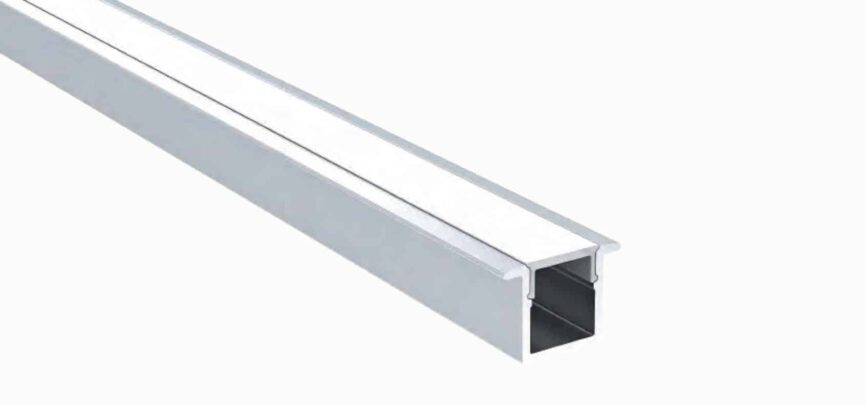 RHEALP068-R4 LED aluminum lighting profile 19.1×14 mm with diffuser.