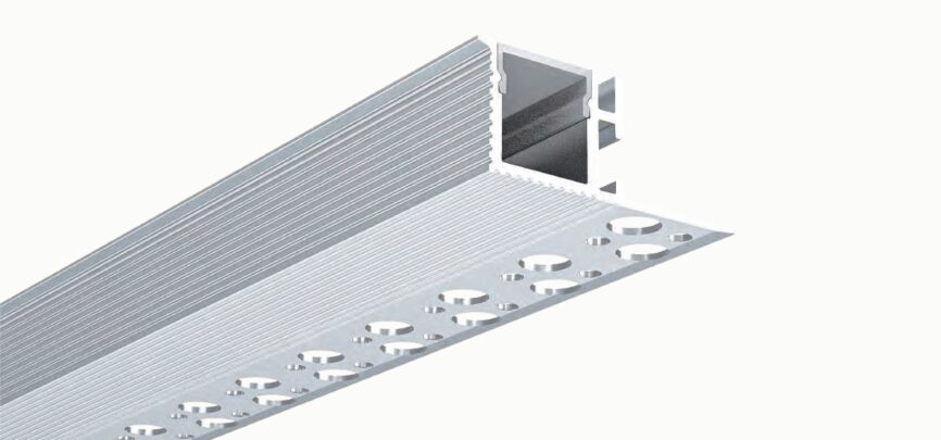 RHEALP084-R LED aluminium profile slim linear lighting channel.