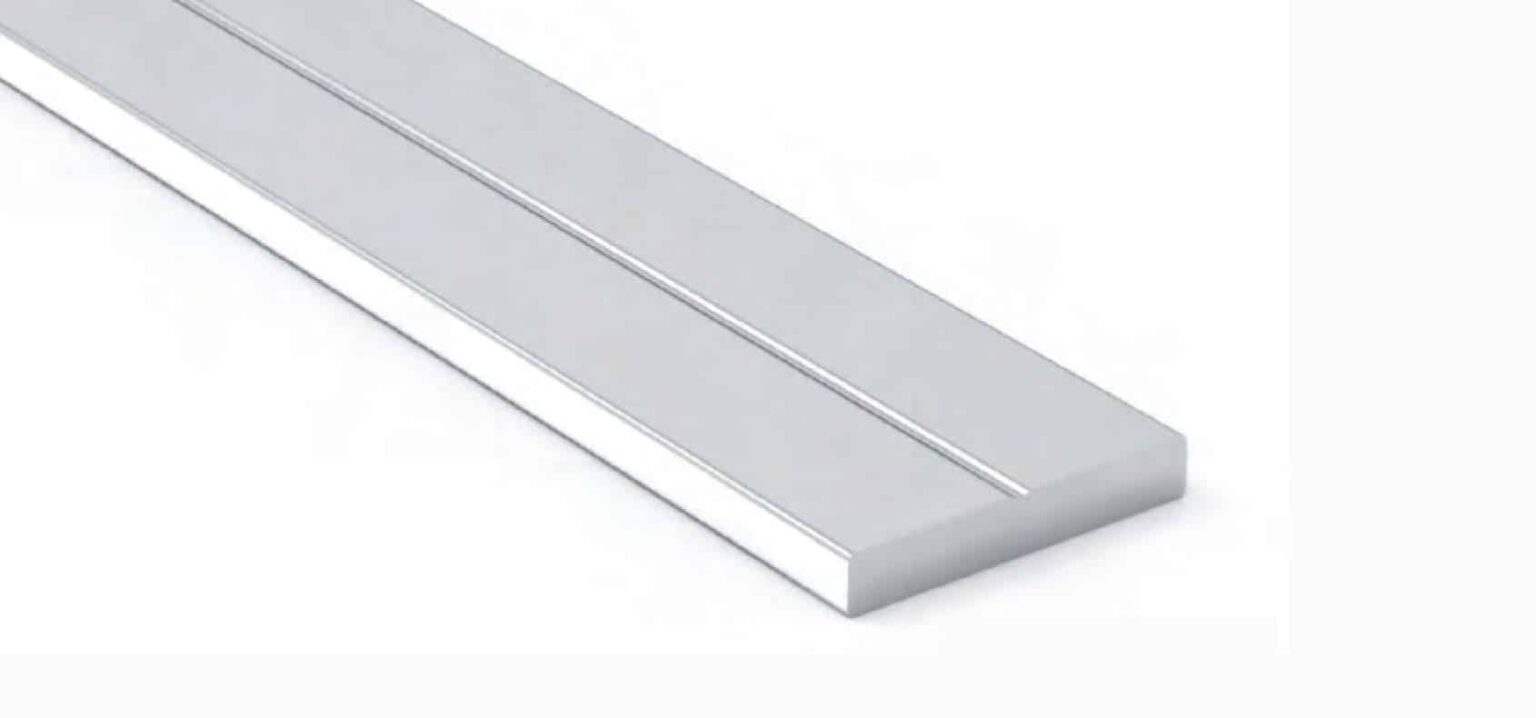 RHEALP1202 LED aluminum extrusion profile installed in recess.