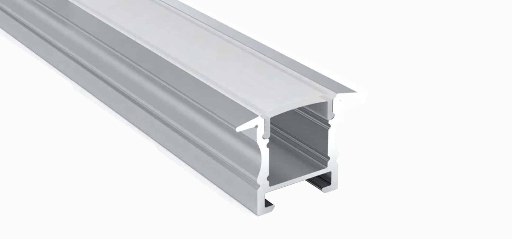 RHEALP145 linear LED profile light installed in ceiling cove.