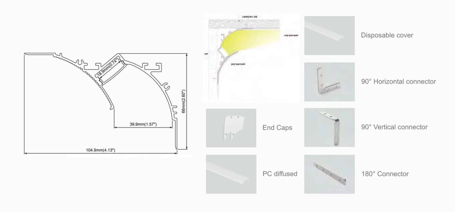 RHEALP194 – Sleek Architectural Aluminium Profile