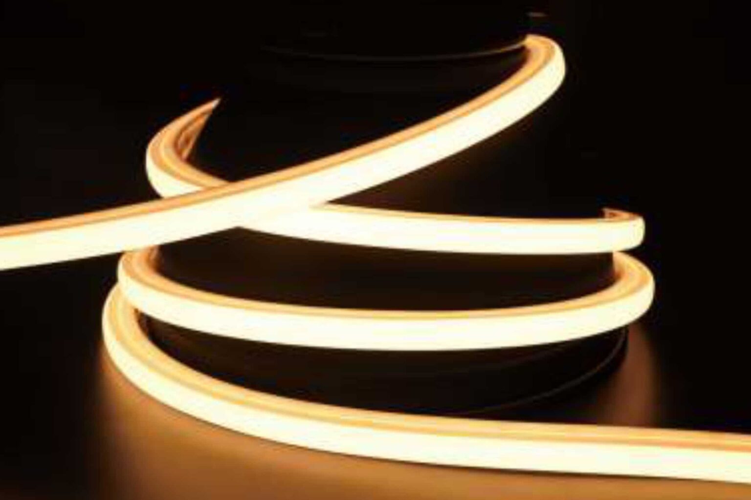 Neon Flex Top Bend Light RLLNFTB1010 PU installed in architectural cove